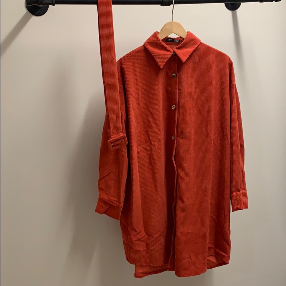Burnt Orange Jacket with belt